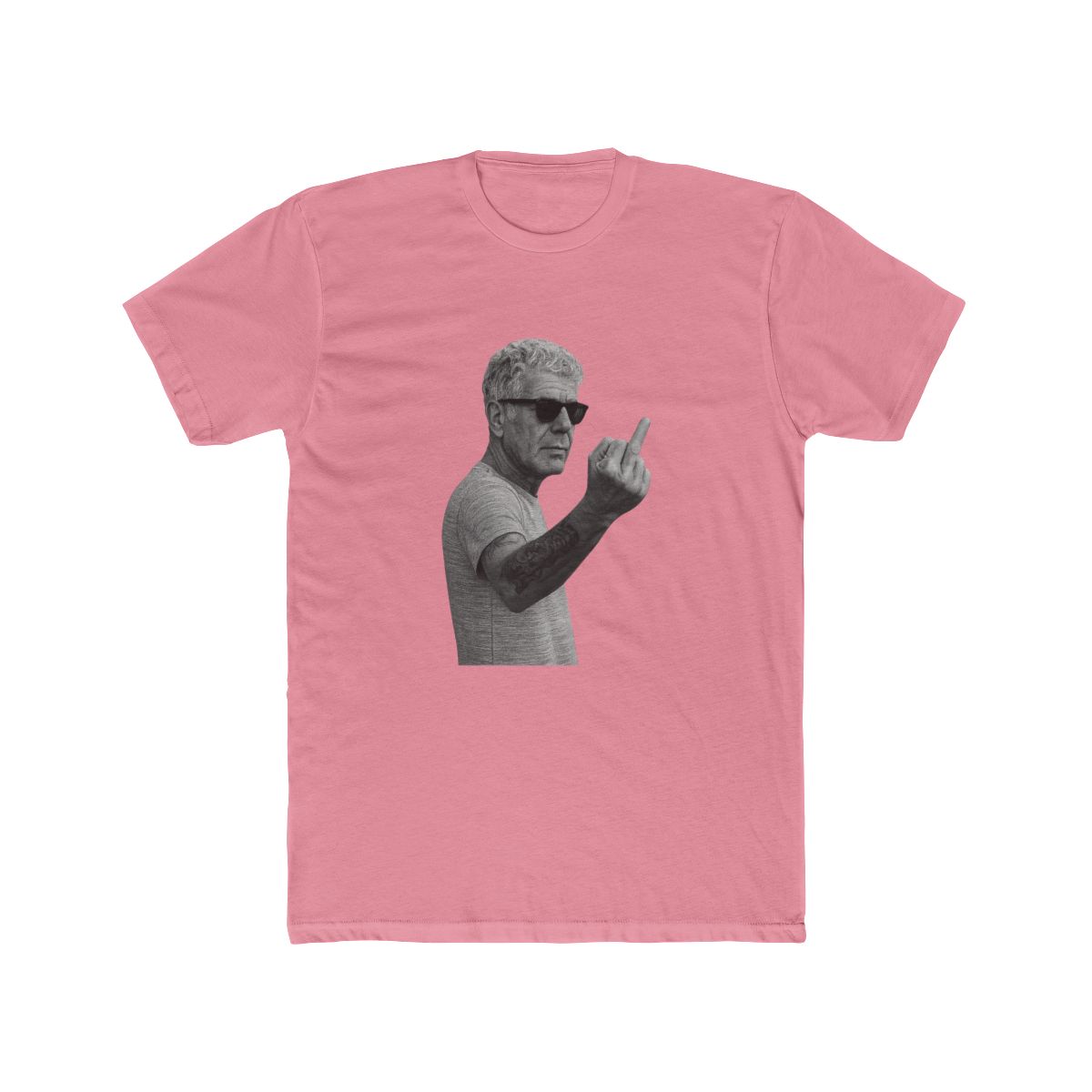 Anthony Bourdain Legend Middle Finger Style T-Shirt - alternate angle 3, merchandise