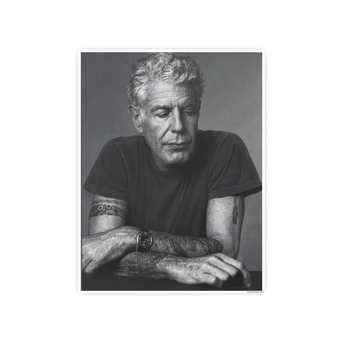 Anthony Bourdain Wall Art, Canvas, Artwork, Art Print, Home Decor, Painting - alternate angle 4, merchandise