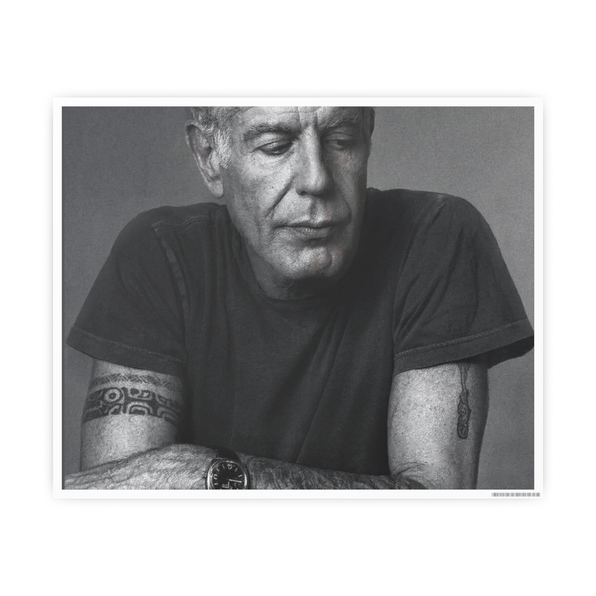 Anthony Bourdain Wall Art, Canvas, Artwork, Art Print, Home Decor, Painting - alternate angle 2, merchandise