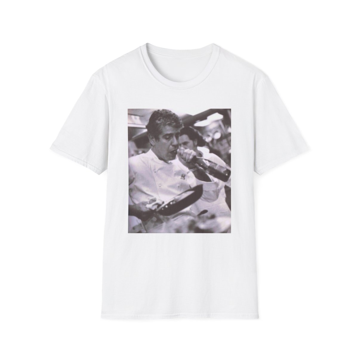 Anthony Bourdain Photo T-Shirt | Chef Portrait Tee, Culinary Icon | Anthony Bourdain Merch