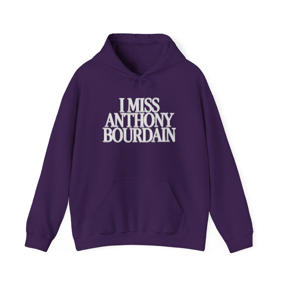 I Miss Anthony Bourdain Hoodie | Tribute Travel Chef Statement Sweatshirt | Anthony Bourdain Merch - alternate angle 4, merchandise